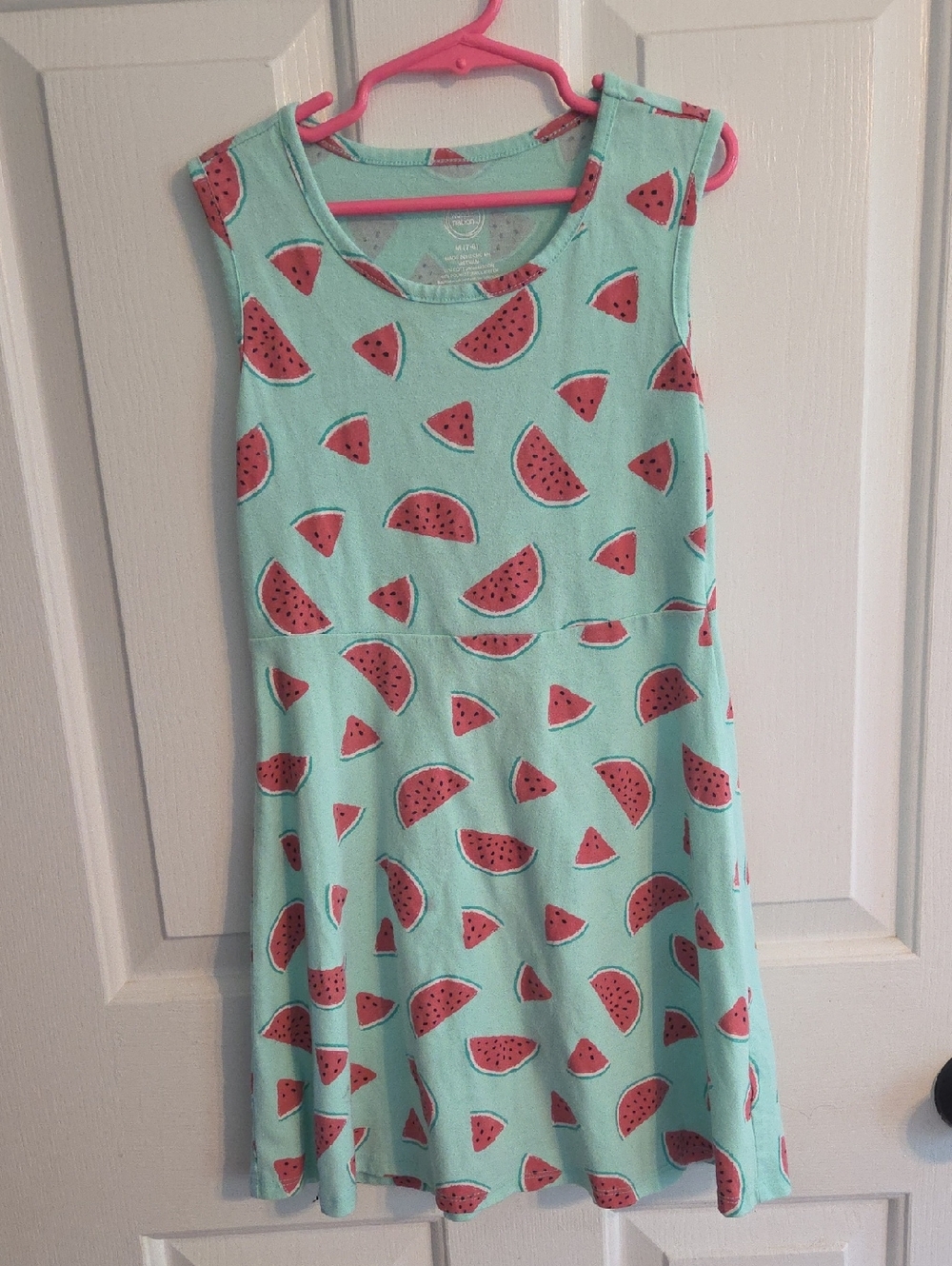 wonder nation Mint Watermelon Tee with Pink Accent Sz 7/8